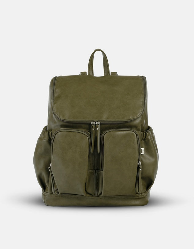 Oi Oi-Signature Nappy Backpack - Vegan Leather