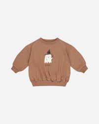 Quincy Mae - Relaxed Fleece Sweatshirt Ghost
