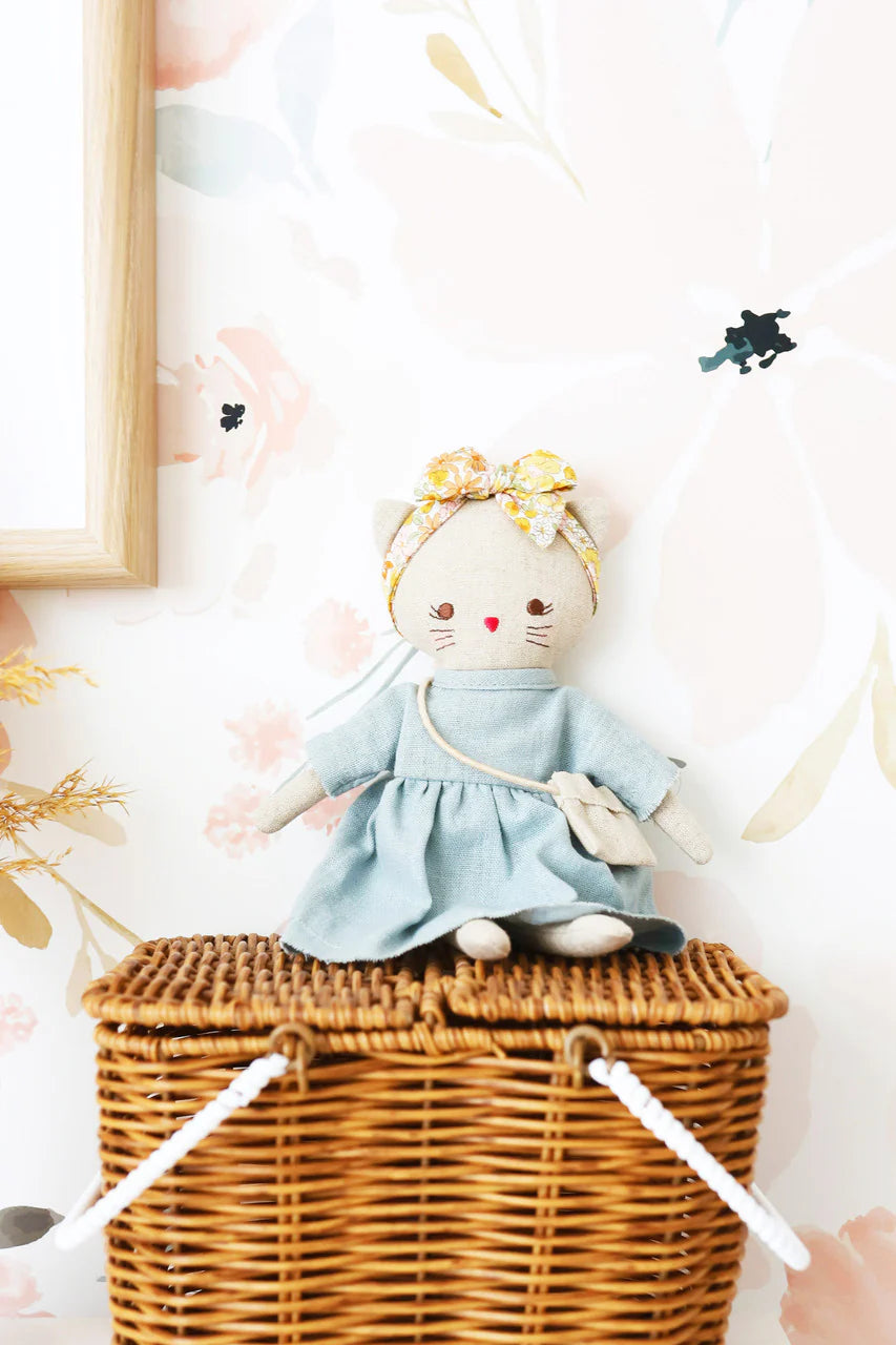 ALIMROSE Mini Lilly Kitty Grey Linen