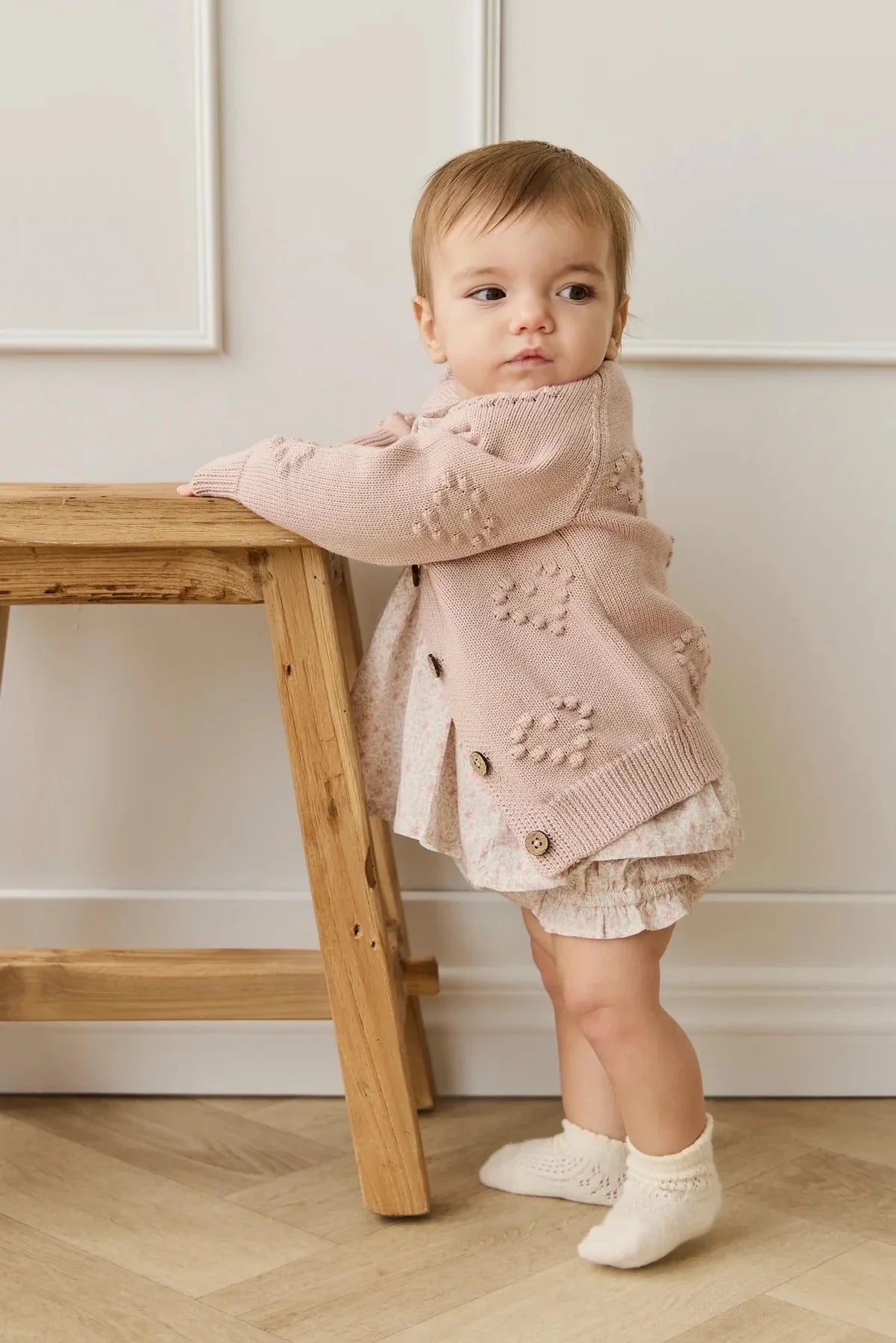 Jamie Kay Organic Cotton Muslin Frill Bloomer - Claudette Rose