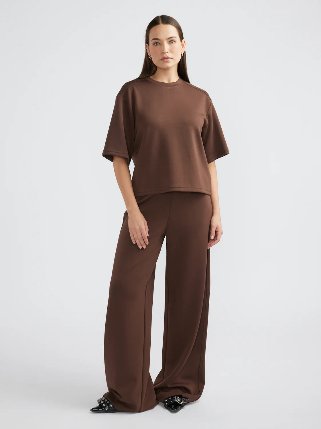 Ena Pelly Alessa Relaxed Soft Jersey Tee - Assorted