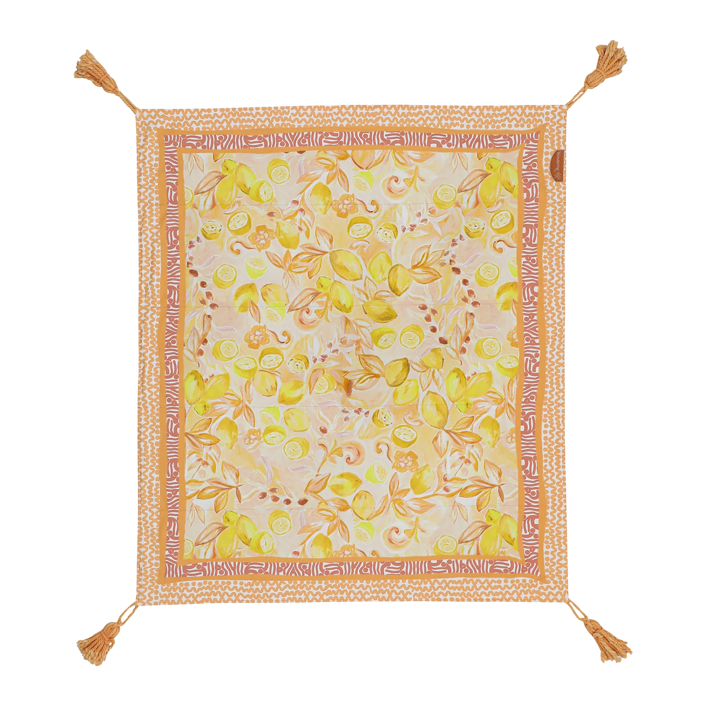 Wandering Folk Le lemon Picnic Rug