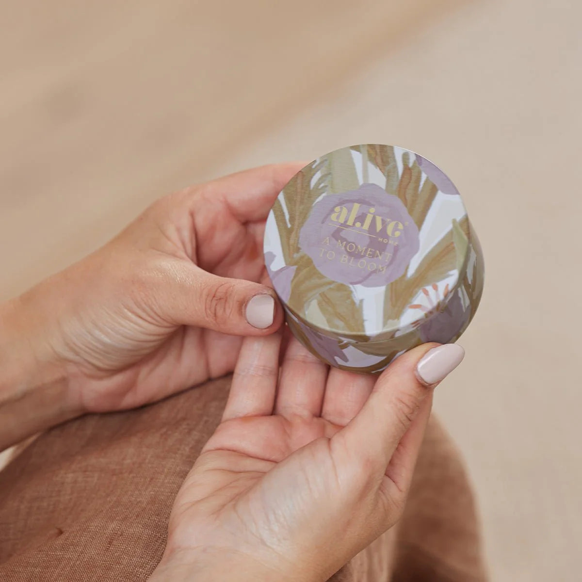 Al.ive Limited Edition Mini Soy Candle || A Moment To Bloom