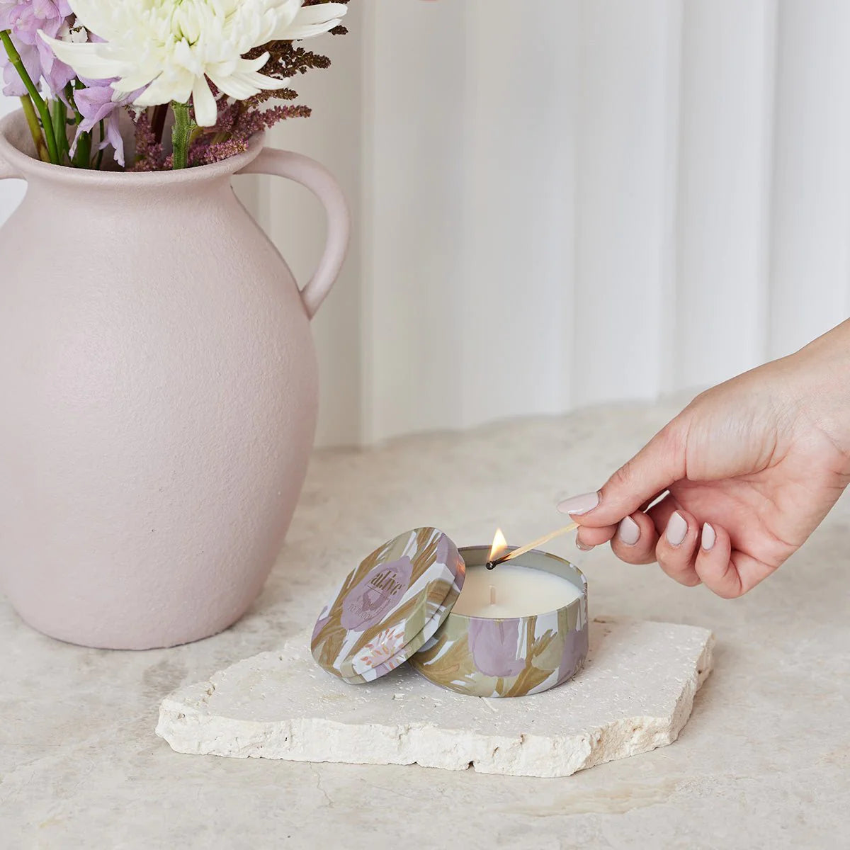 Al.ive Limited Edition Mini Soy Candle || A Moment To Bloom