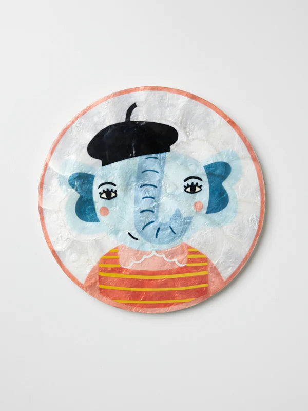 Jones & Co CLARA ELEPHANT WALL ART