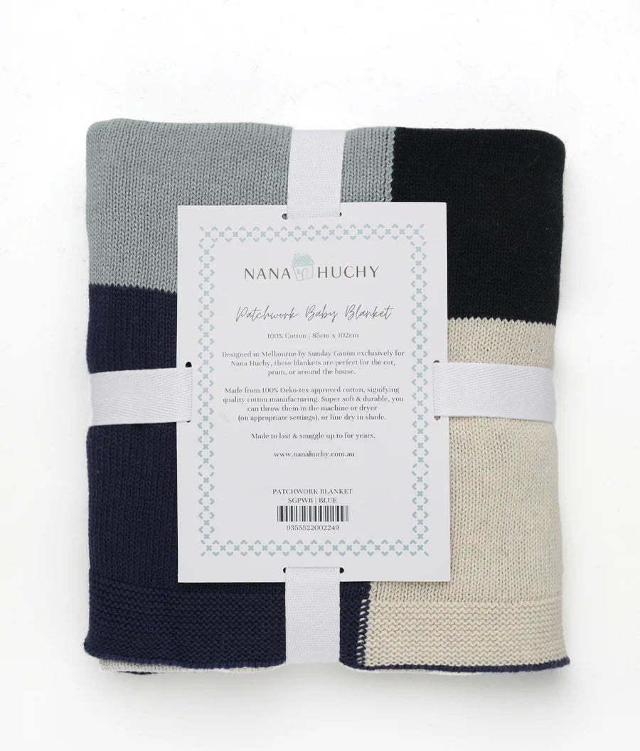 Nana Huchy Patchwork Baby Blanket - Assorted