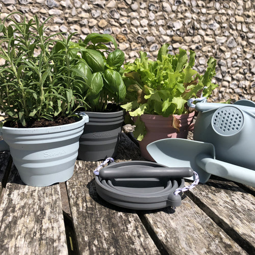 Scrunch Seedling Pot & Trowel