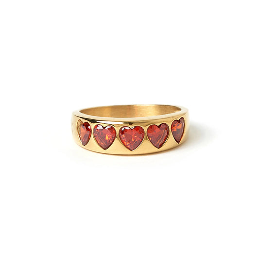 Arms of Eve - J'ADORE GOLD RING - RED