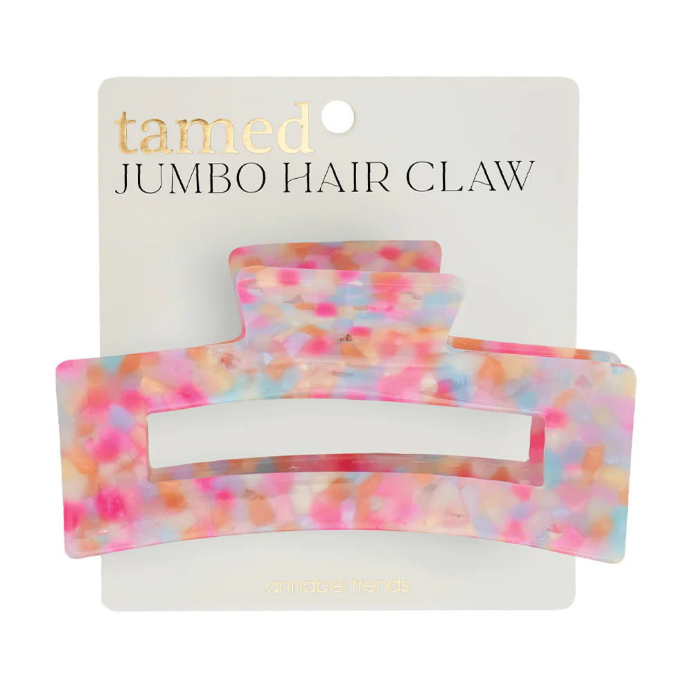 Annabel Trends Tamed Hair Claw - Jumbo Assorted Colours