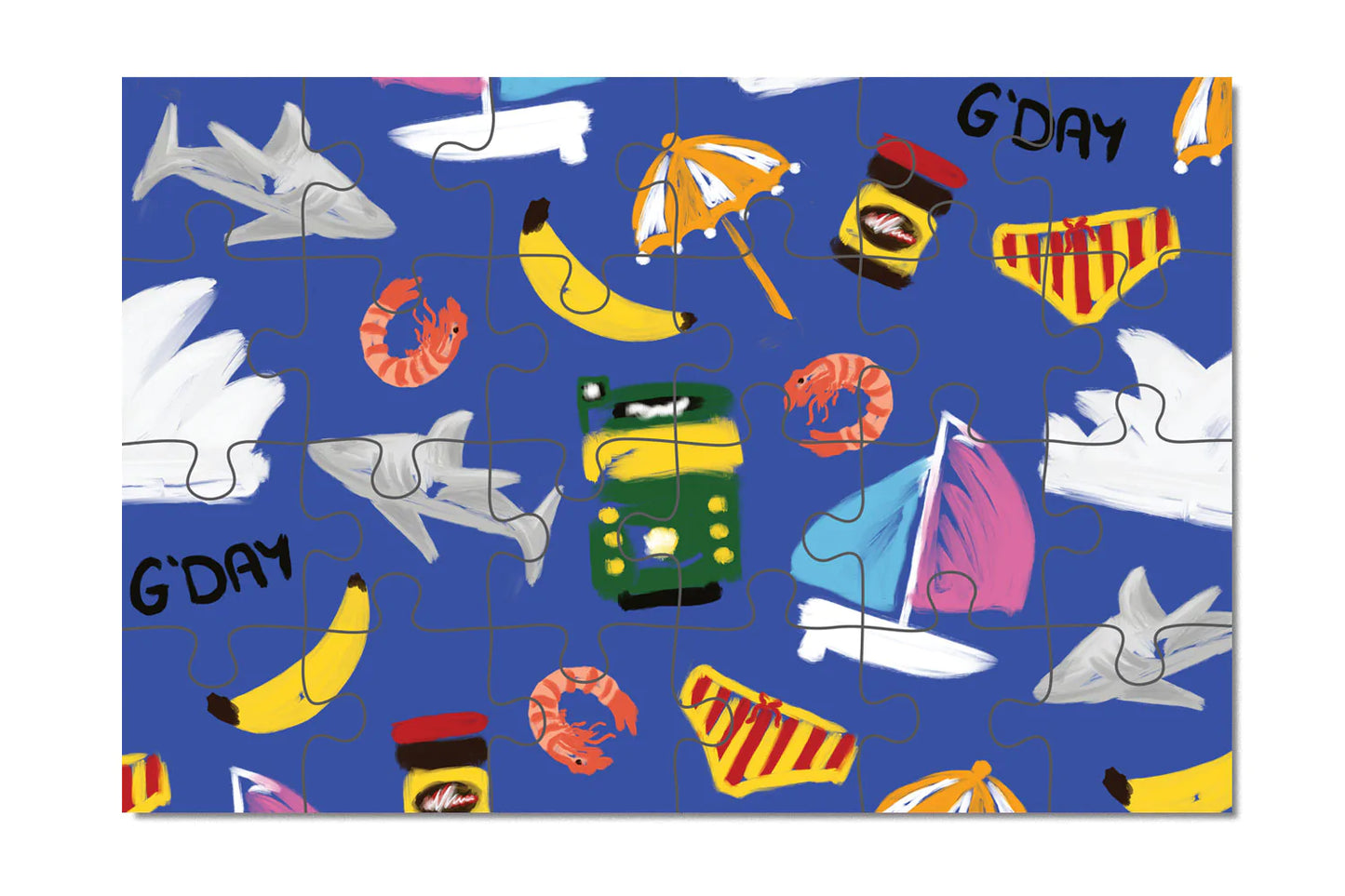 Journey of Something 24 Piece Kids Puzzle - Aussie Icons