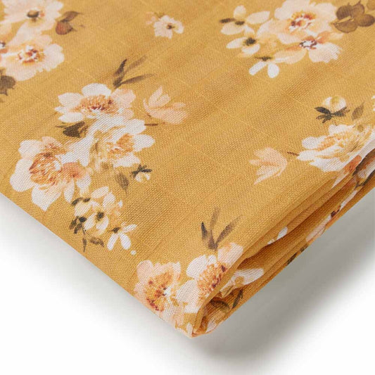 Snuggle Hunny Golden Flower Organic Muslin Wrap