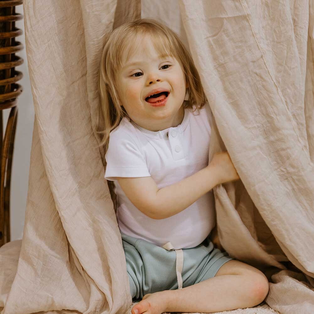 Snuggle Hunny Sage Organic Shorts