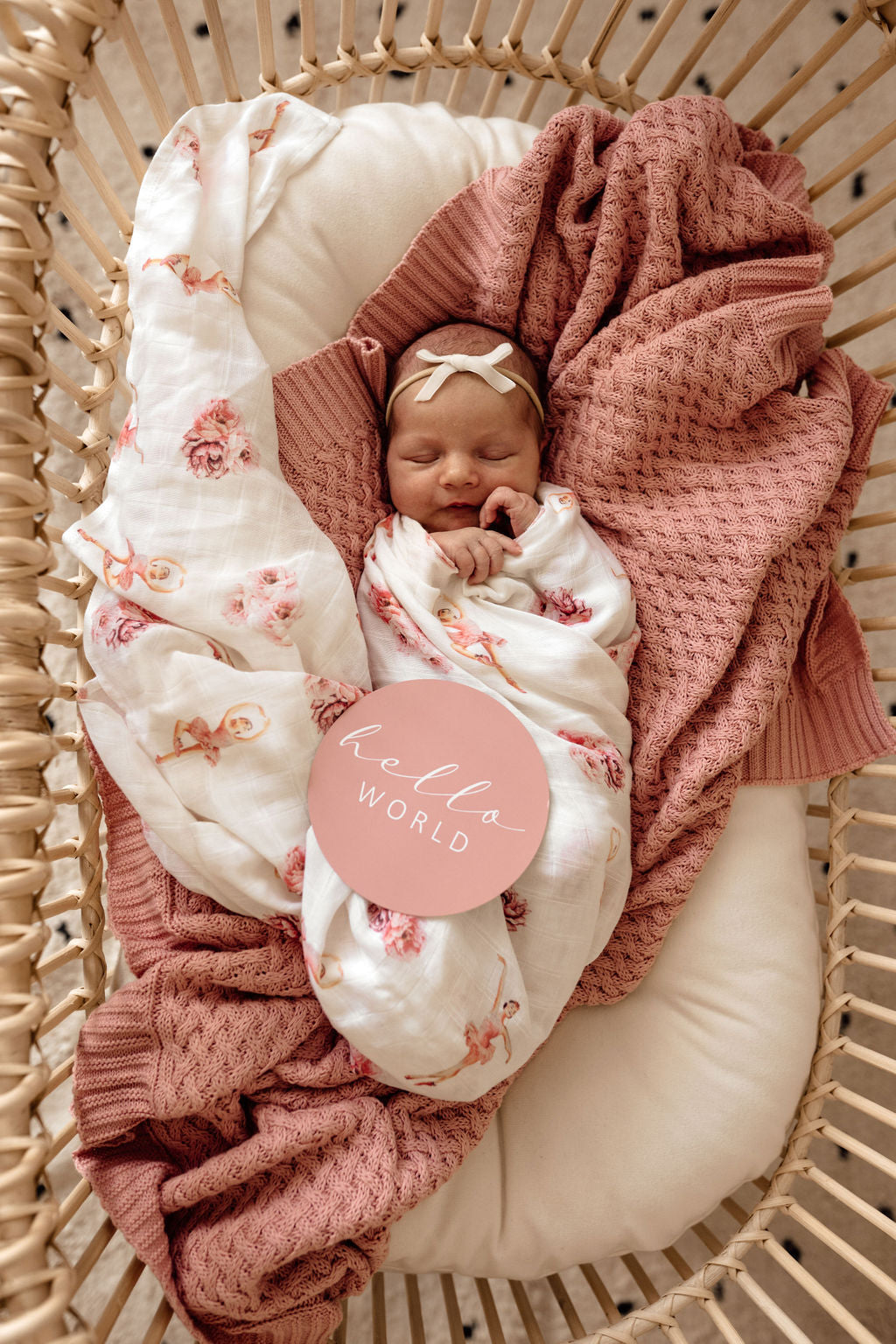 Snuggle Hunny Milestone Cards - Ballerina & Rosa