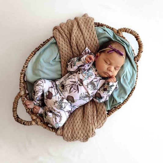Snuggle Hunny Banksia Growsuit
