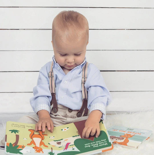 Mizzie the Kangaroo 'Be Active' Interactive Touch and Feel Mizzie Baby Board Book