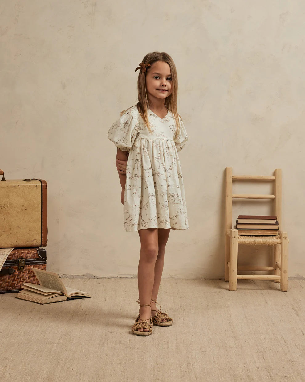 RYLEE + CRU jolene dress || safari toile