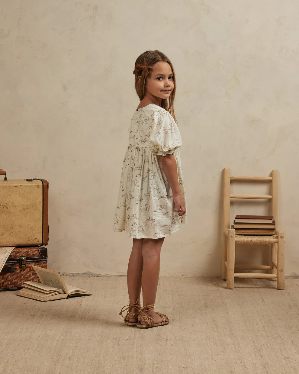 RYLEE + CRU jolene dress || safari toile