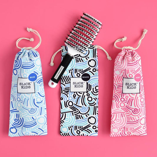 No Nasties Slick Kids Detangler Kids Hair Brush