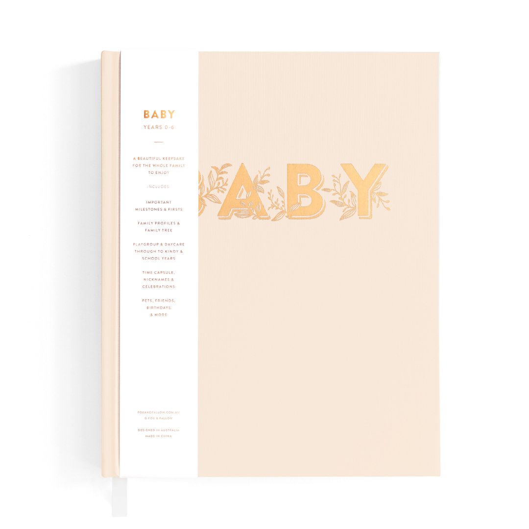 Fox and Fallow Buttermilk Boxed Baby Book