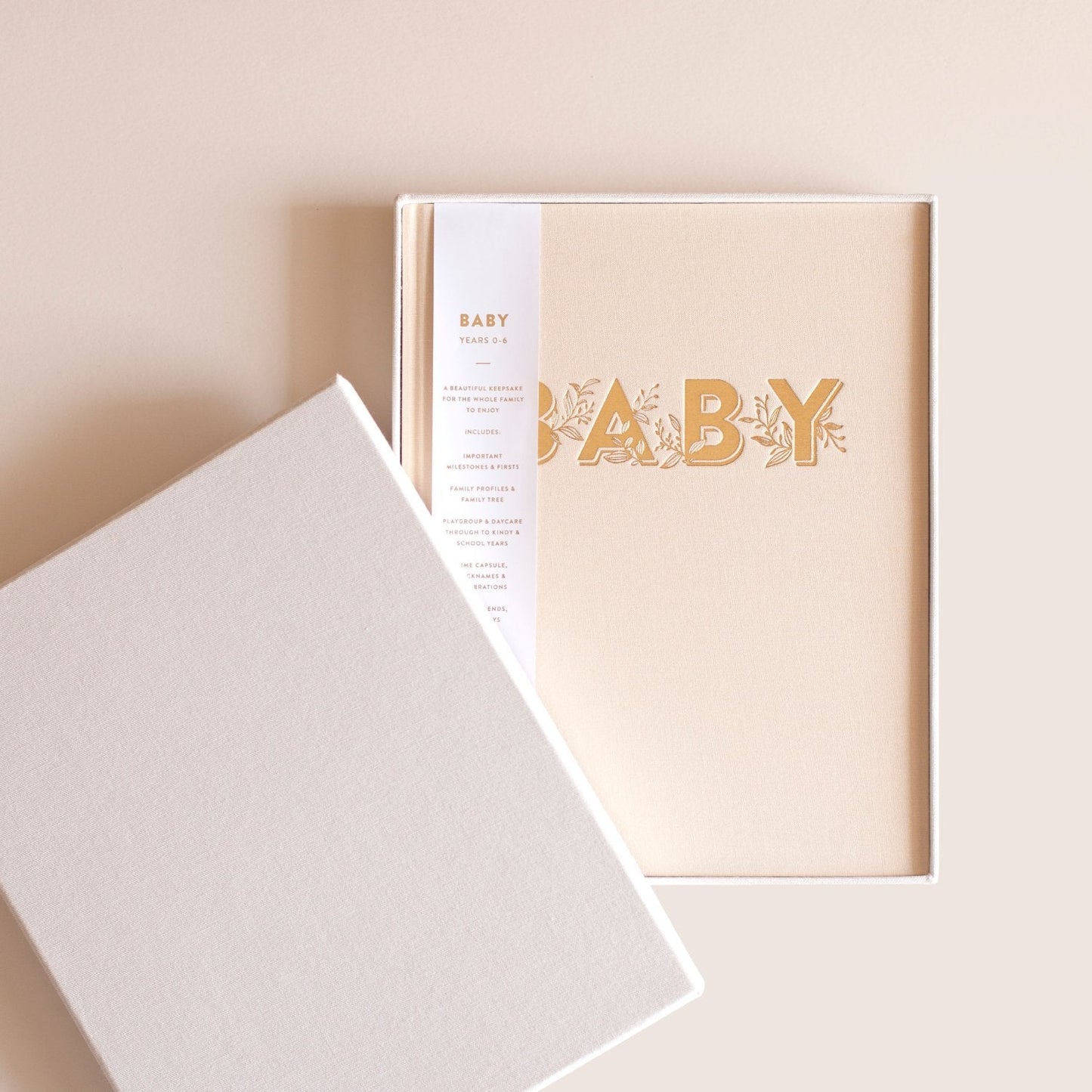 Fox and Fallow Buttermilk Boxed Baby Book