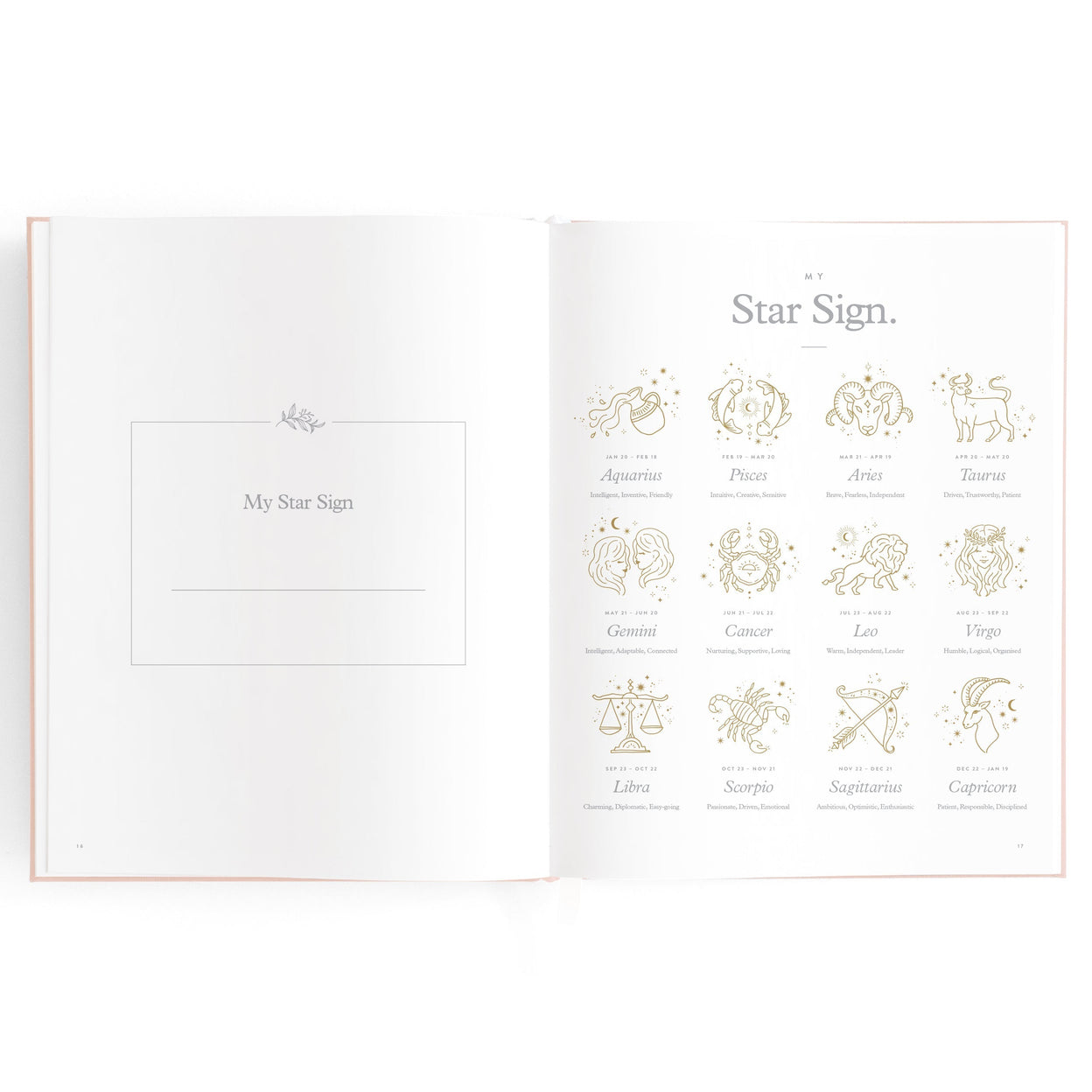 Fox and Fallow Rose Boxed Baby Book