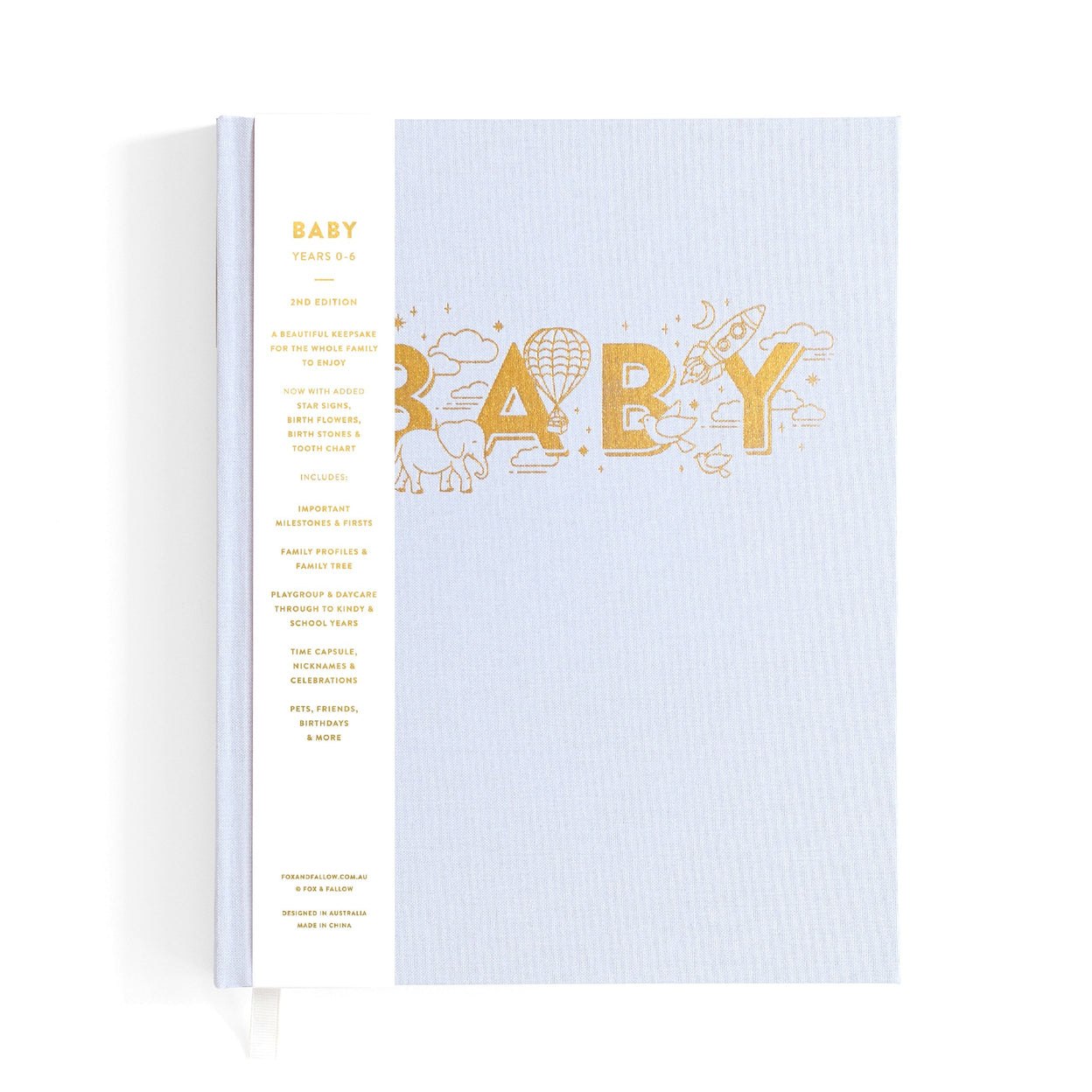 Fox and Fallow Powder Boxed Baby Book