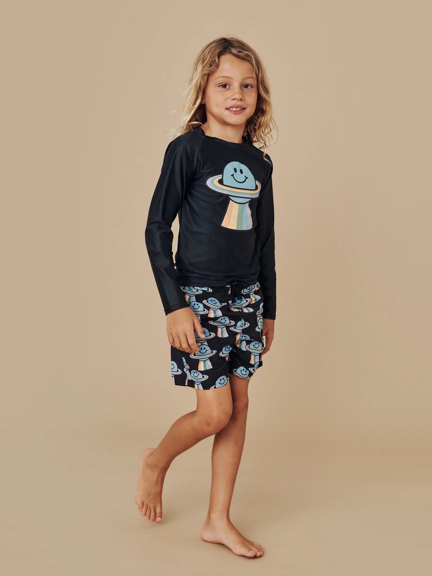 Huxbaby Rainbow Plant Rashguard