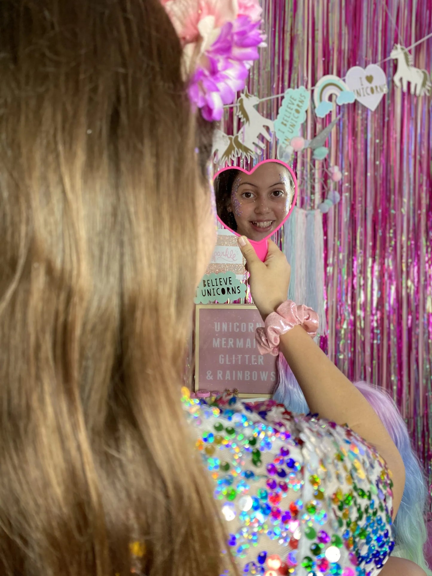 Glitter Girl Makeup Mirror