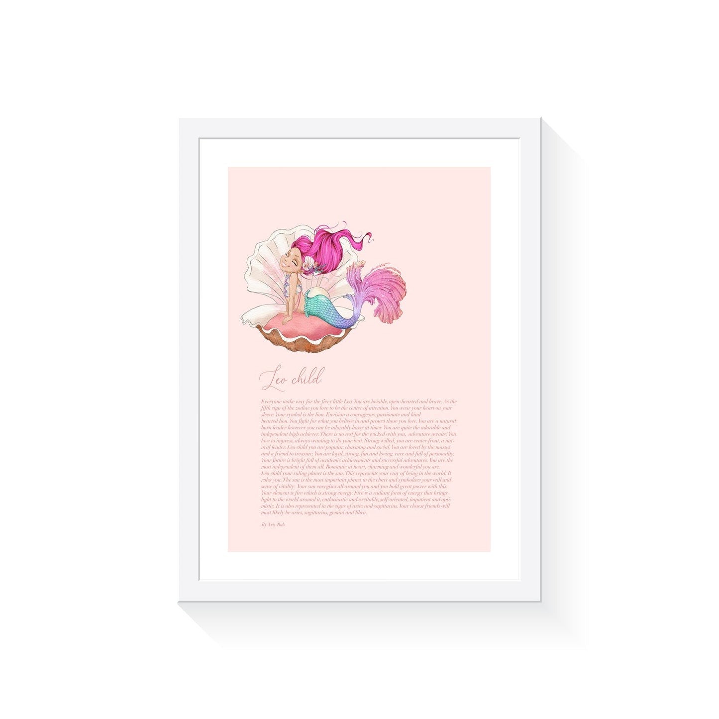 Arty Bub Zodiac Mermaid Prints