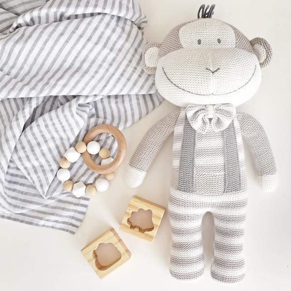 Max the Monkey Knitted Toy