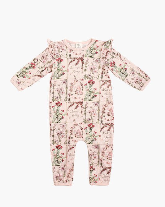 Walnut Melbourne May Gibbs Scout Frill Onesie - Floral Babies