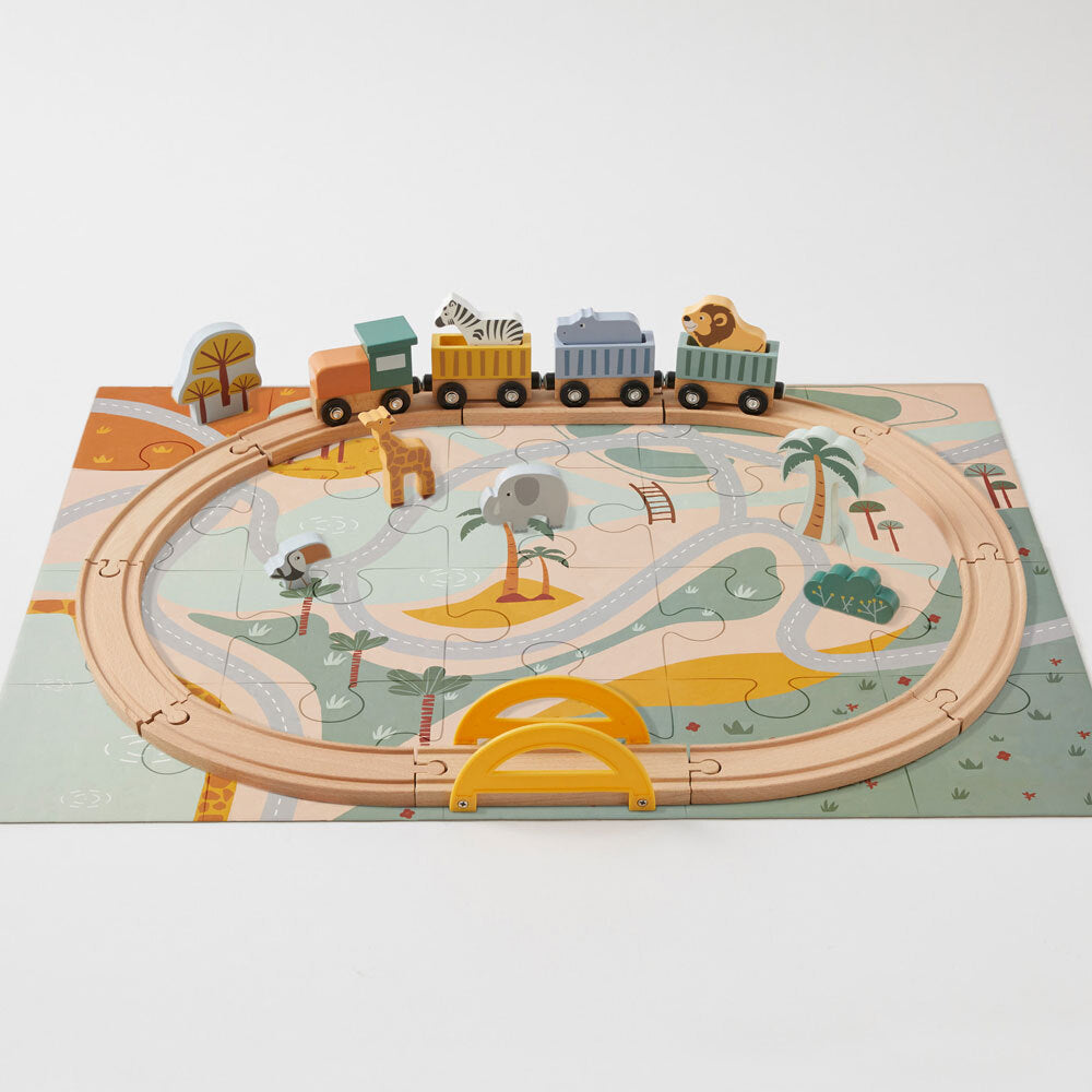 Zookabee Animal Puzzle Train Set