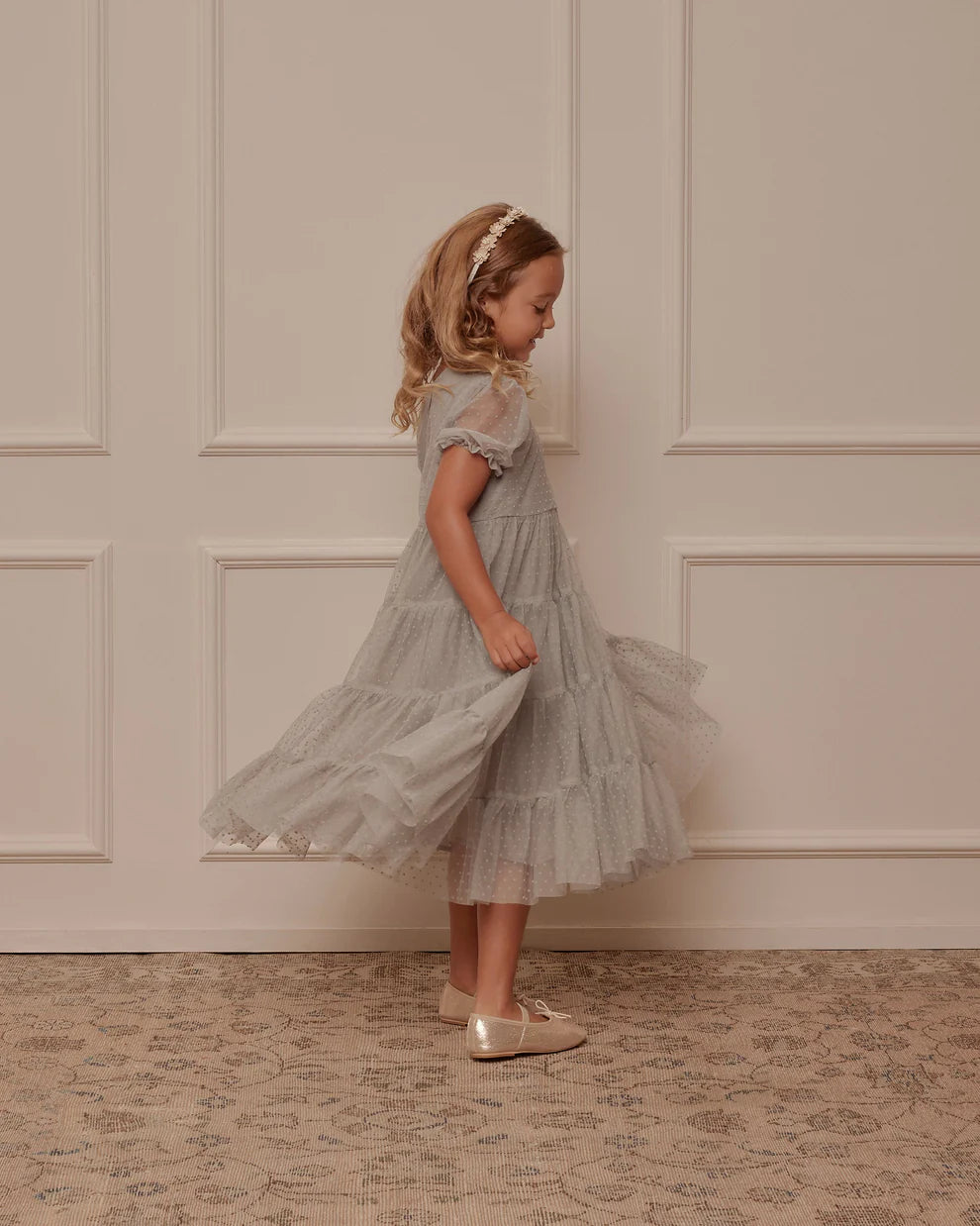 NORALEE dottie dress | dusty blue
