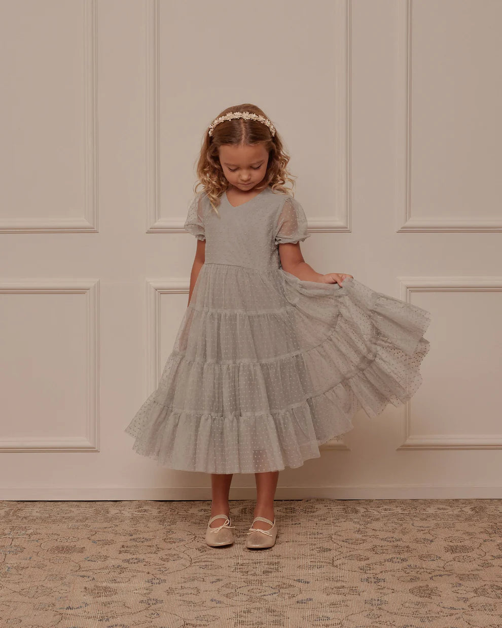 NORALEE dottie dress | dusty blue