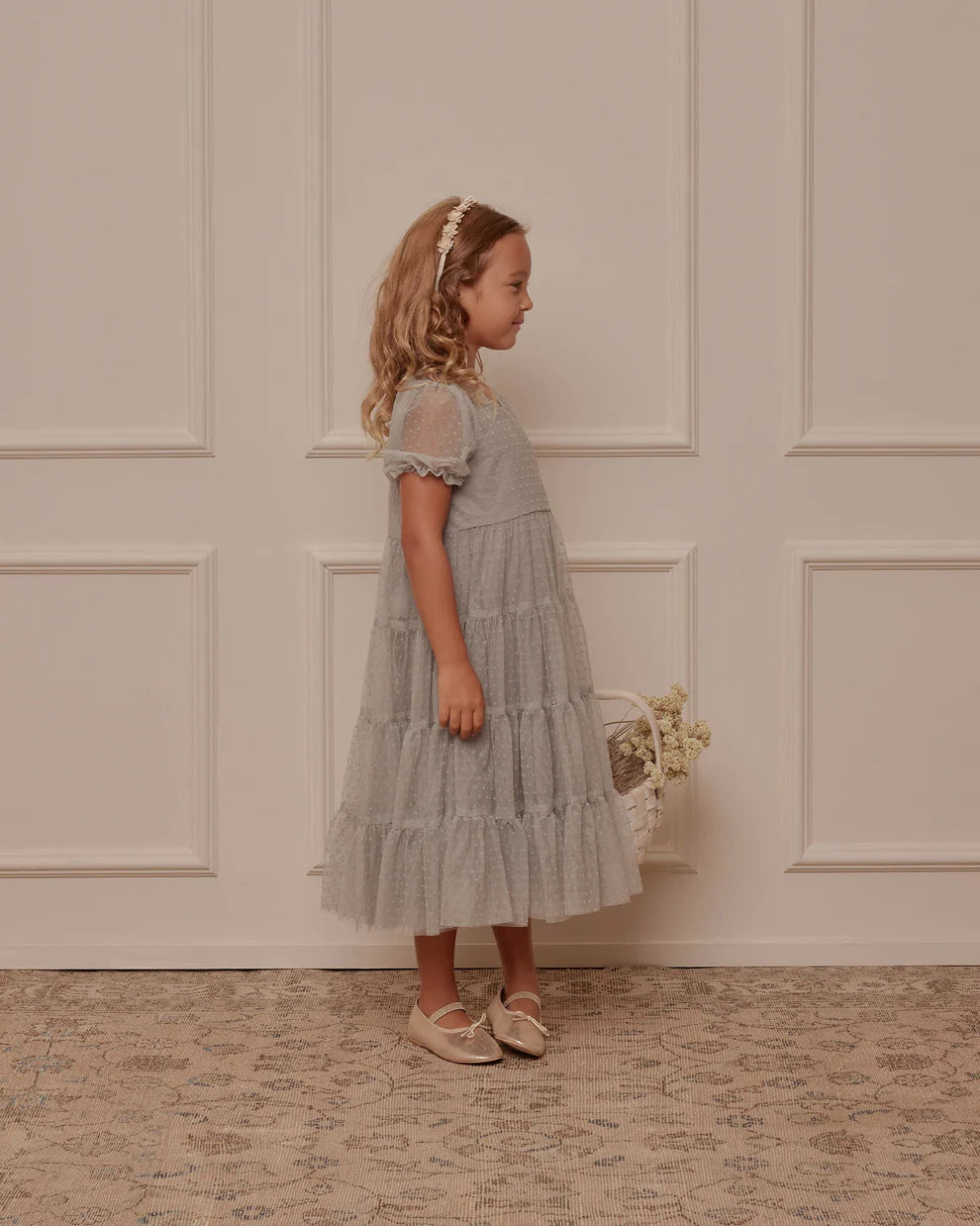 NORALEE dottie dress | dusty blue
