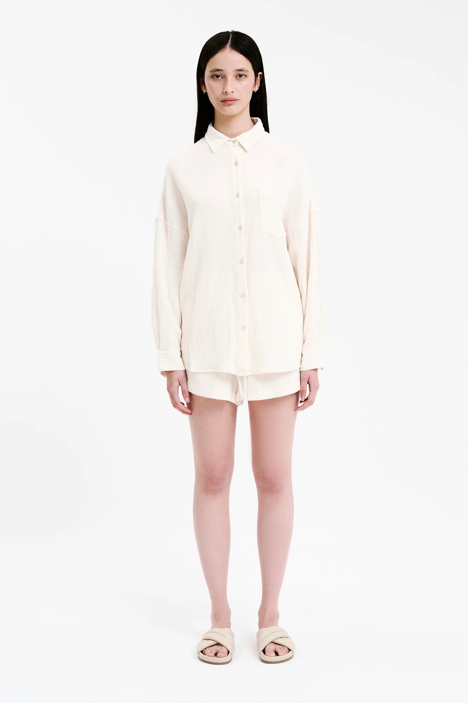 Nude Lucy SOLIS SHIRT - CLOUD