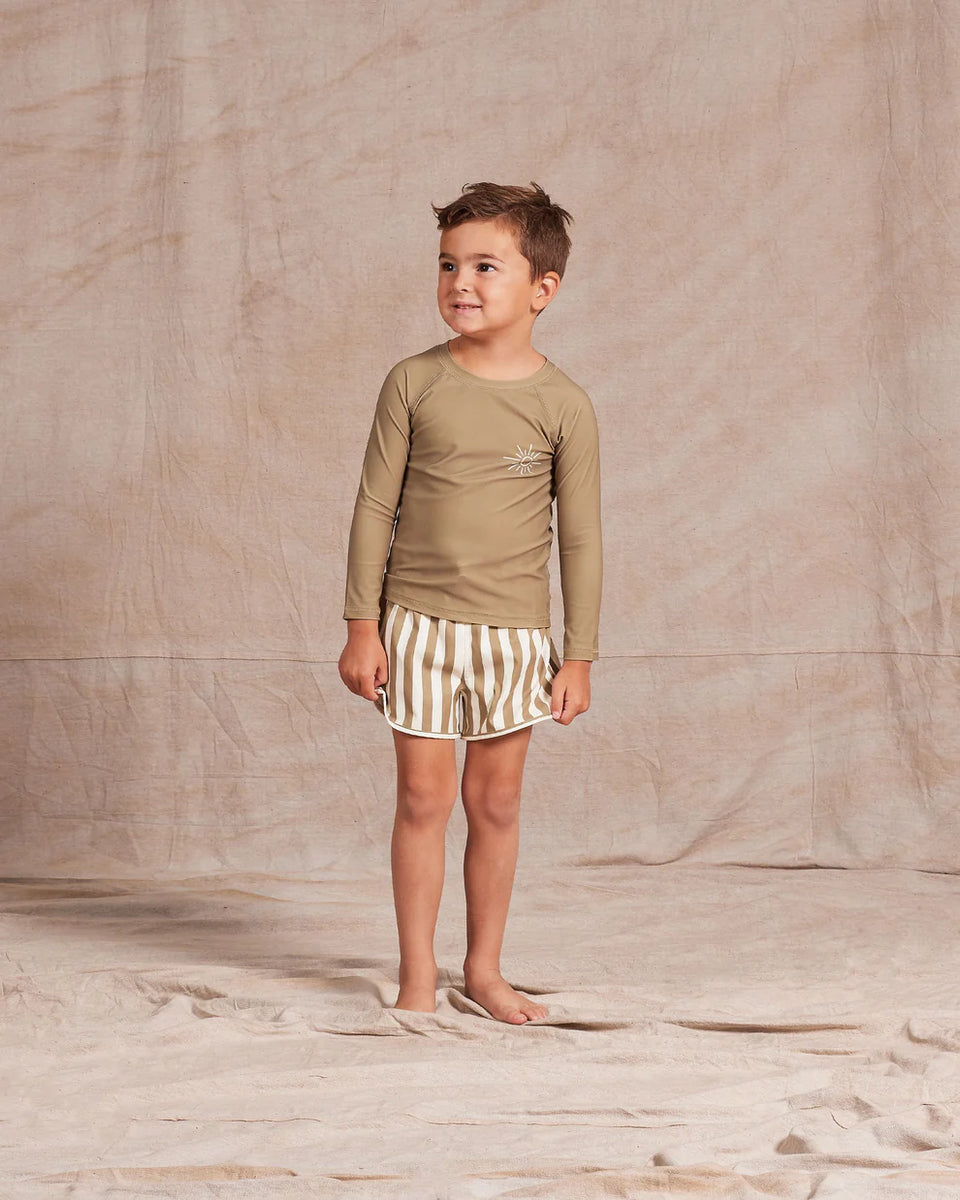 RYLEE + CRU rash guard || olive