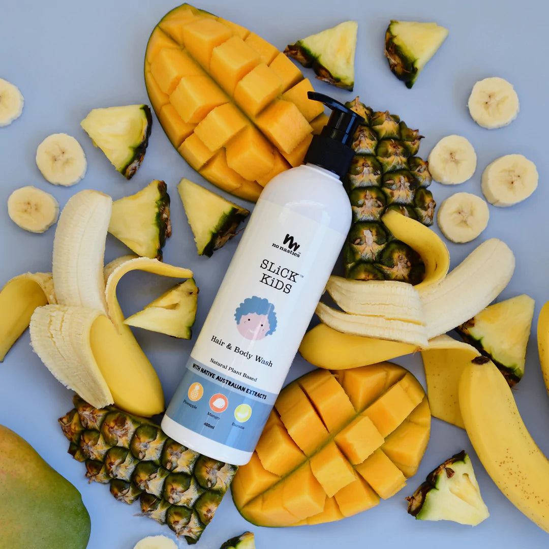No Nasties Plant Based Hair and Body Wash in Mango and Pineapple | 400ml