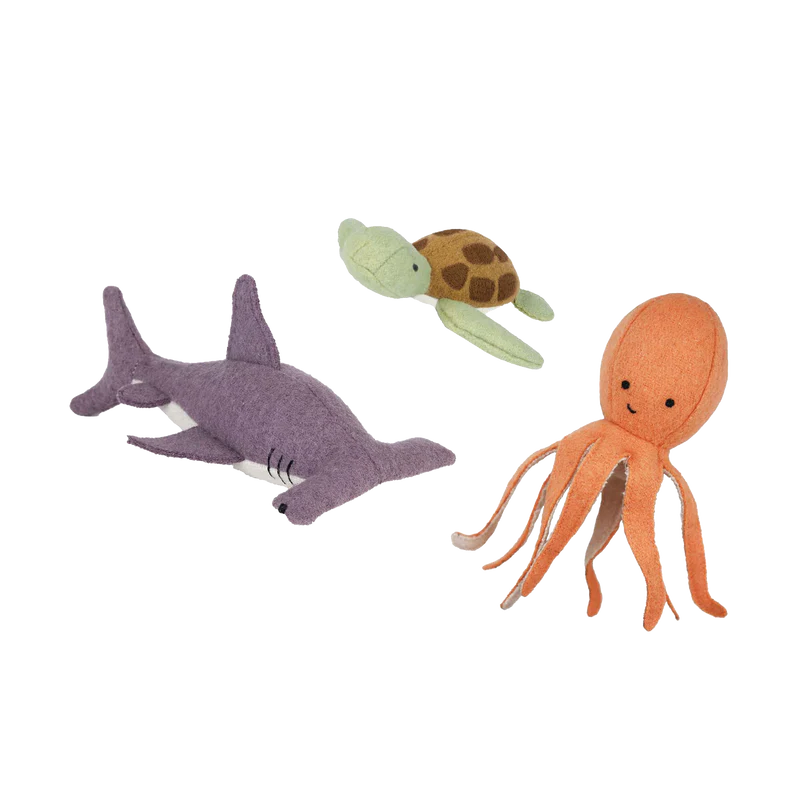 Olli Ella Holdie Folk Set Marine Animals