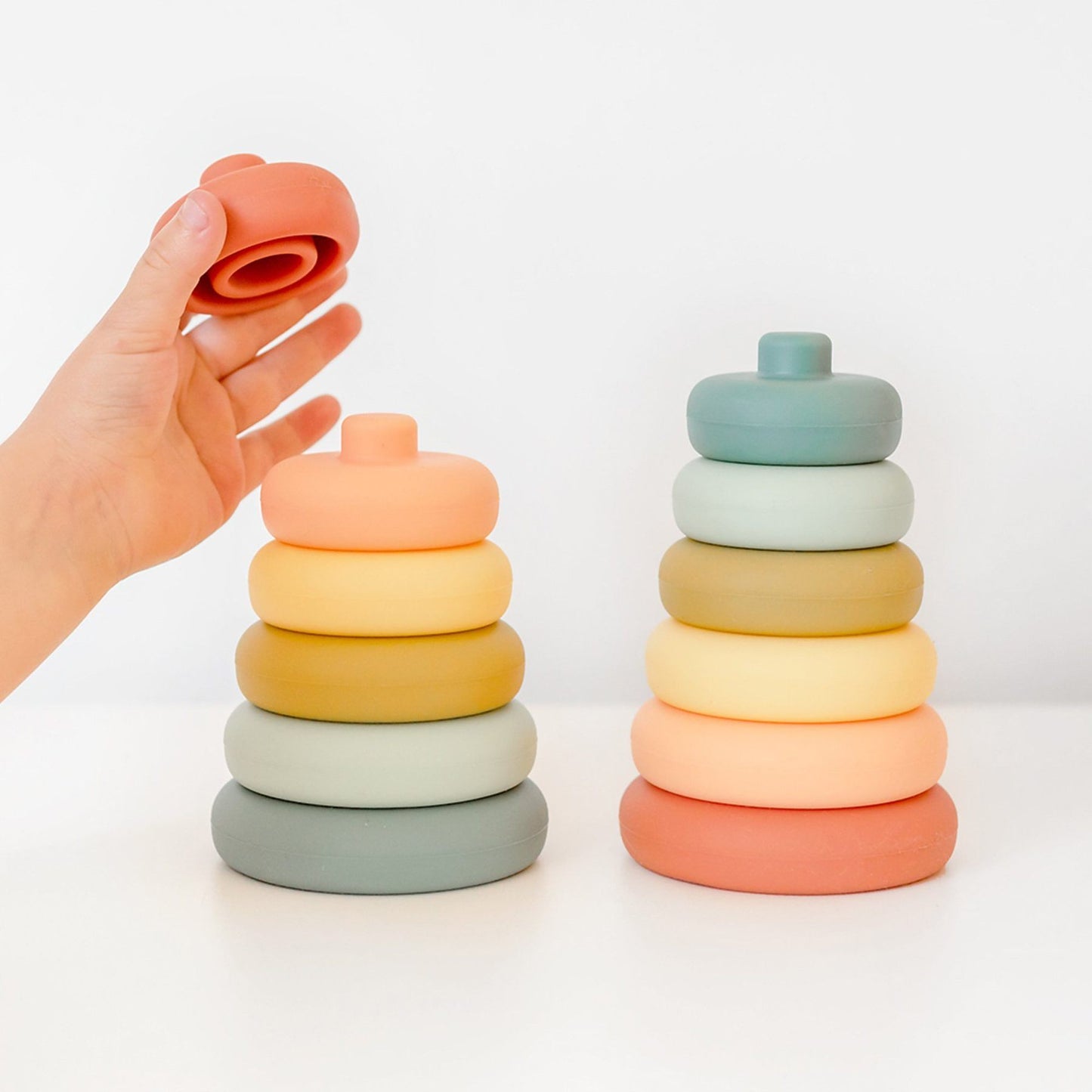Silicone Stacker Tower - Cherry