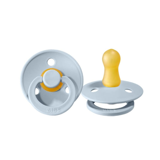 BIBS Colour Soother Double Pack - Assorted (Round/Natural Rubber)