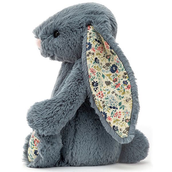 Jellycat Bashful Blossom Dusky Blue Bunny