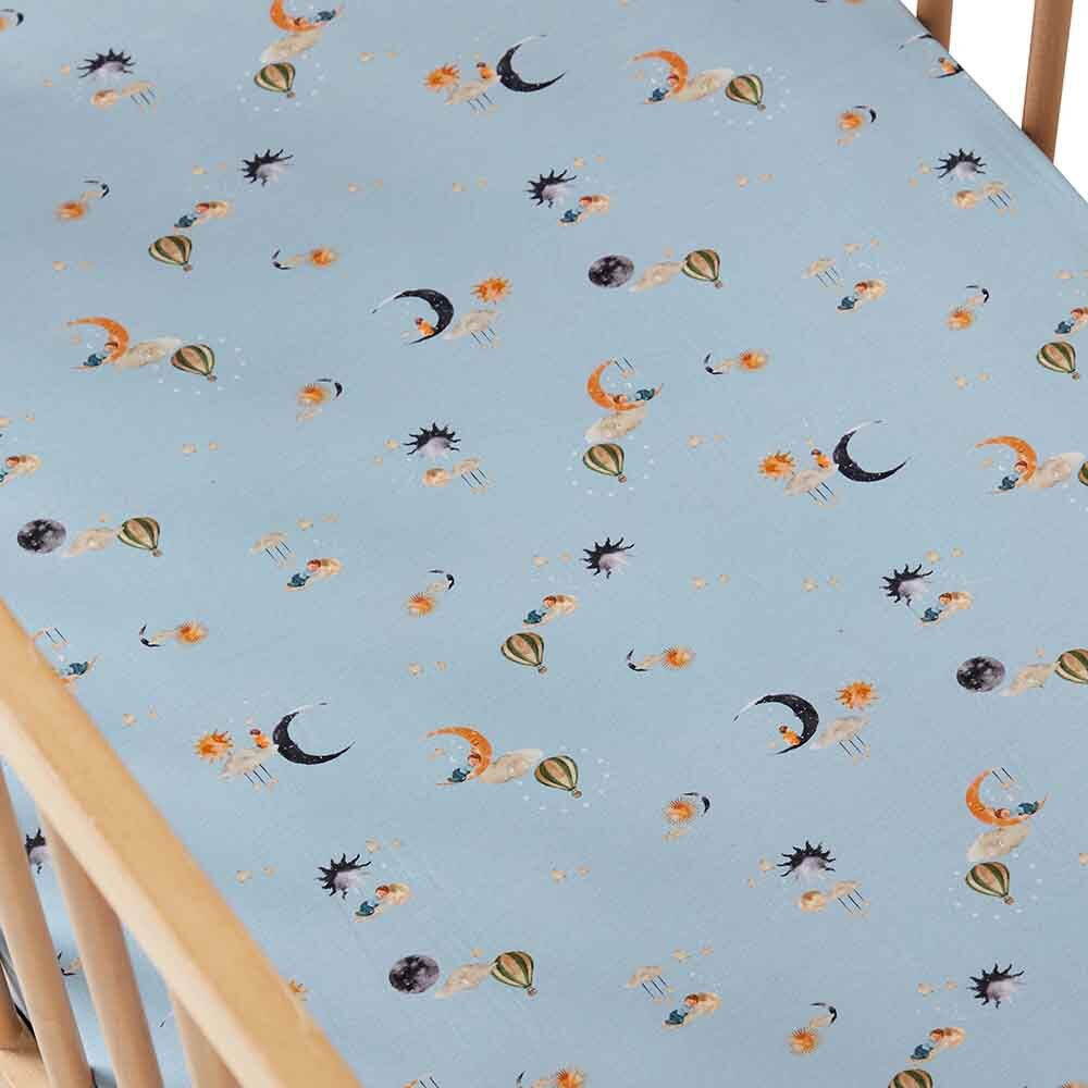 Snuggle Hunny Bassinet Sheet / Change Pad Cover - Dream