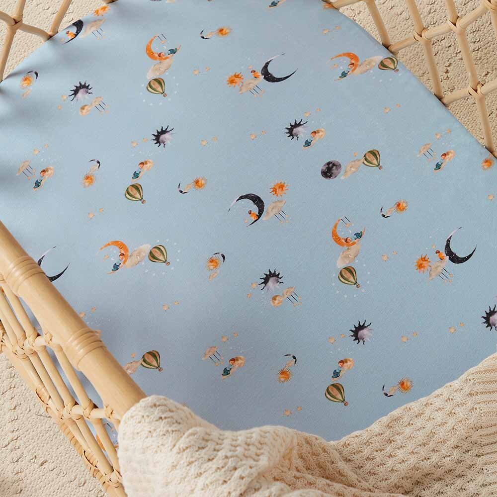 Snuggle Hunny Bassinet Sheet / Change Pad Cover - Dream