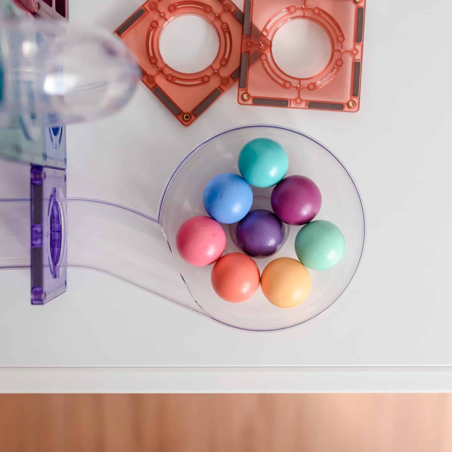 Connetix Pastel Ball Run Pack 106 pc