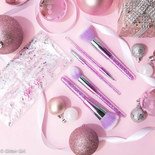 Glitter Girl Unicorn Sparkle Makeup Brush Set