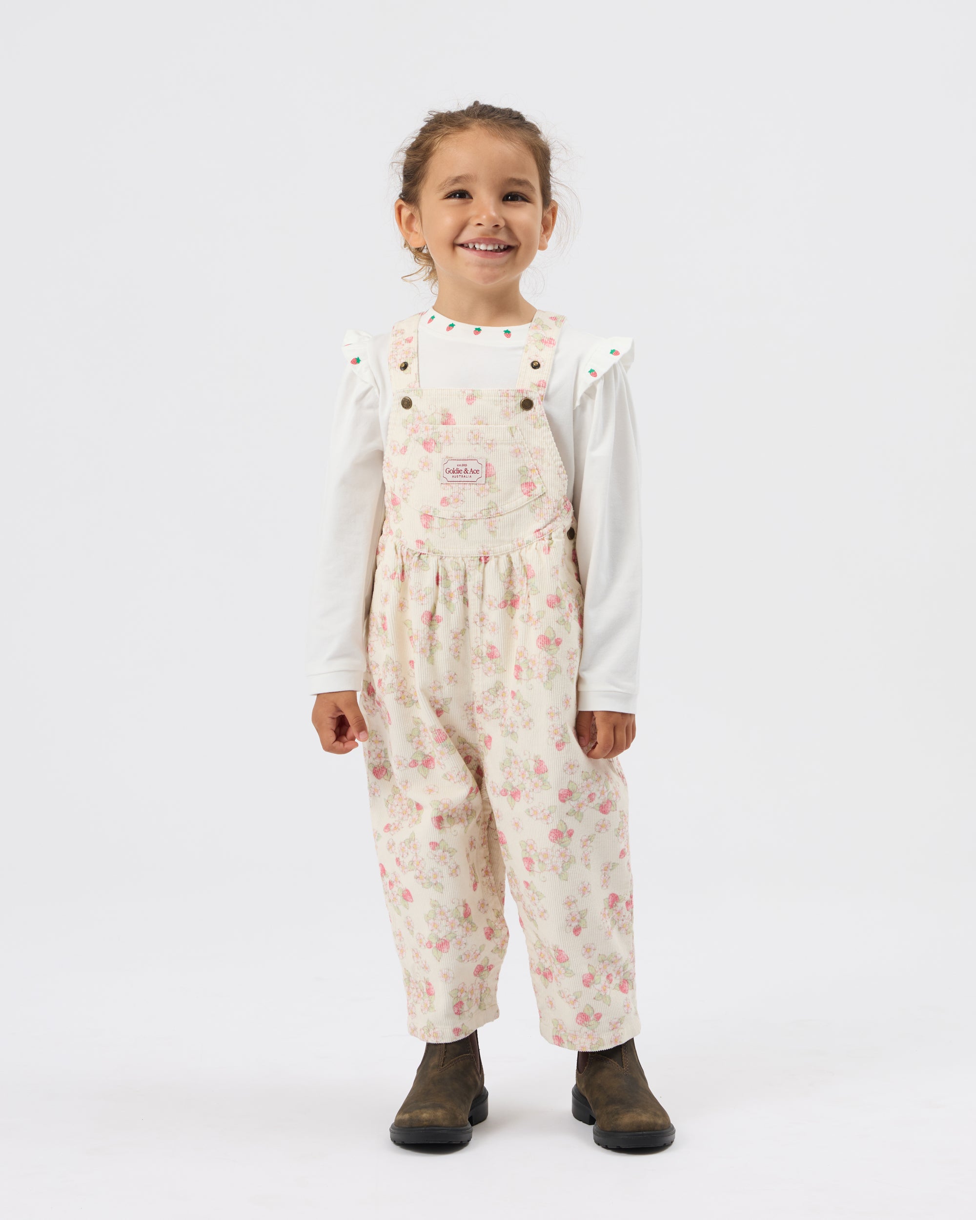 Goldie + Ace Strawberry Fields Goldie Vintage Overalls