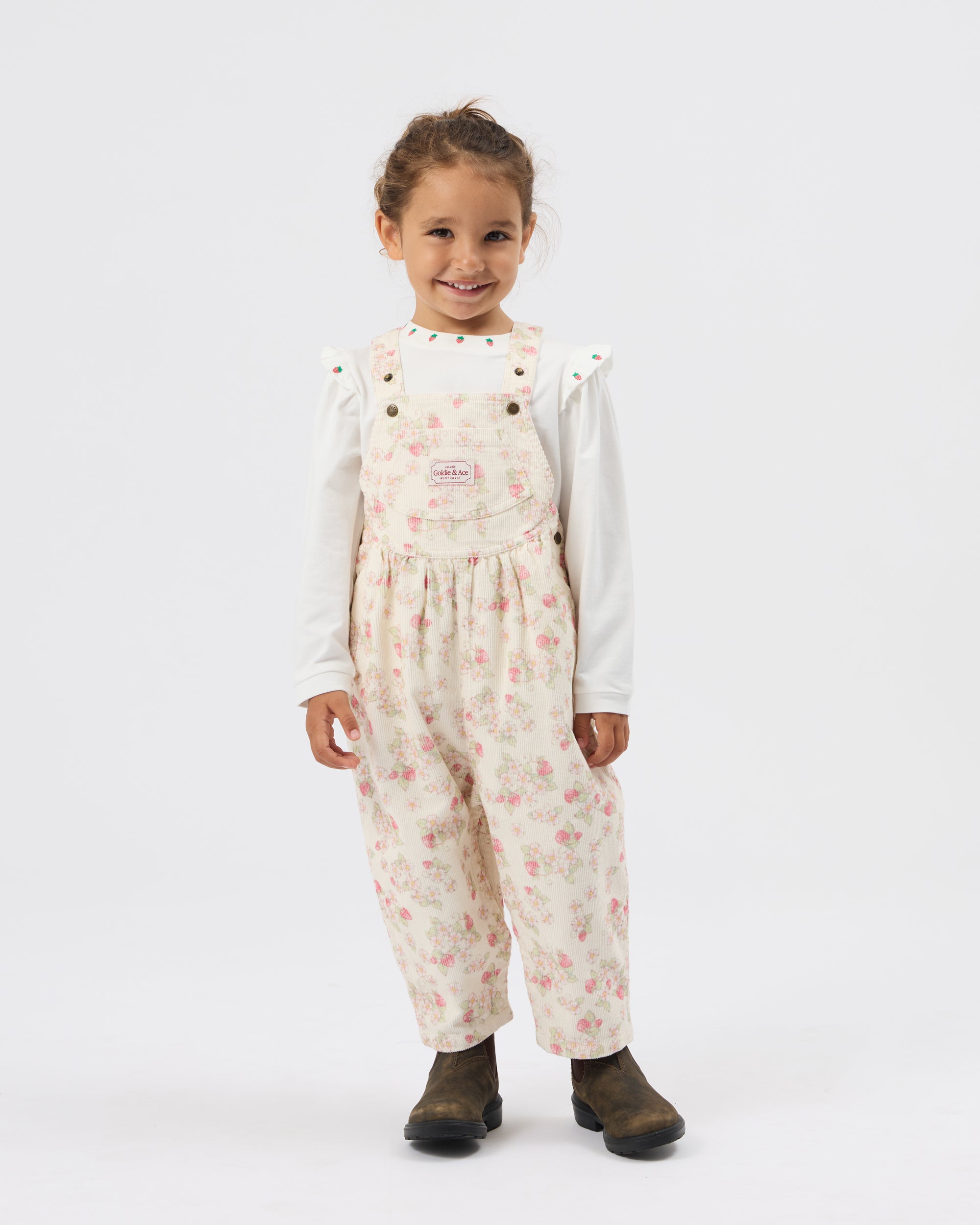 Goldie + Ace Strawberry Fields Goldie Vintage Overalls