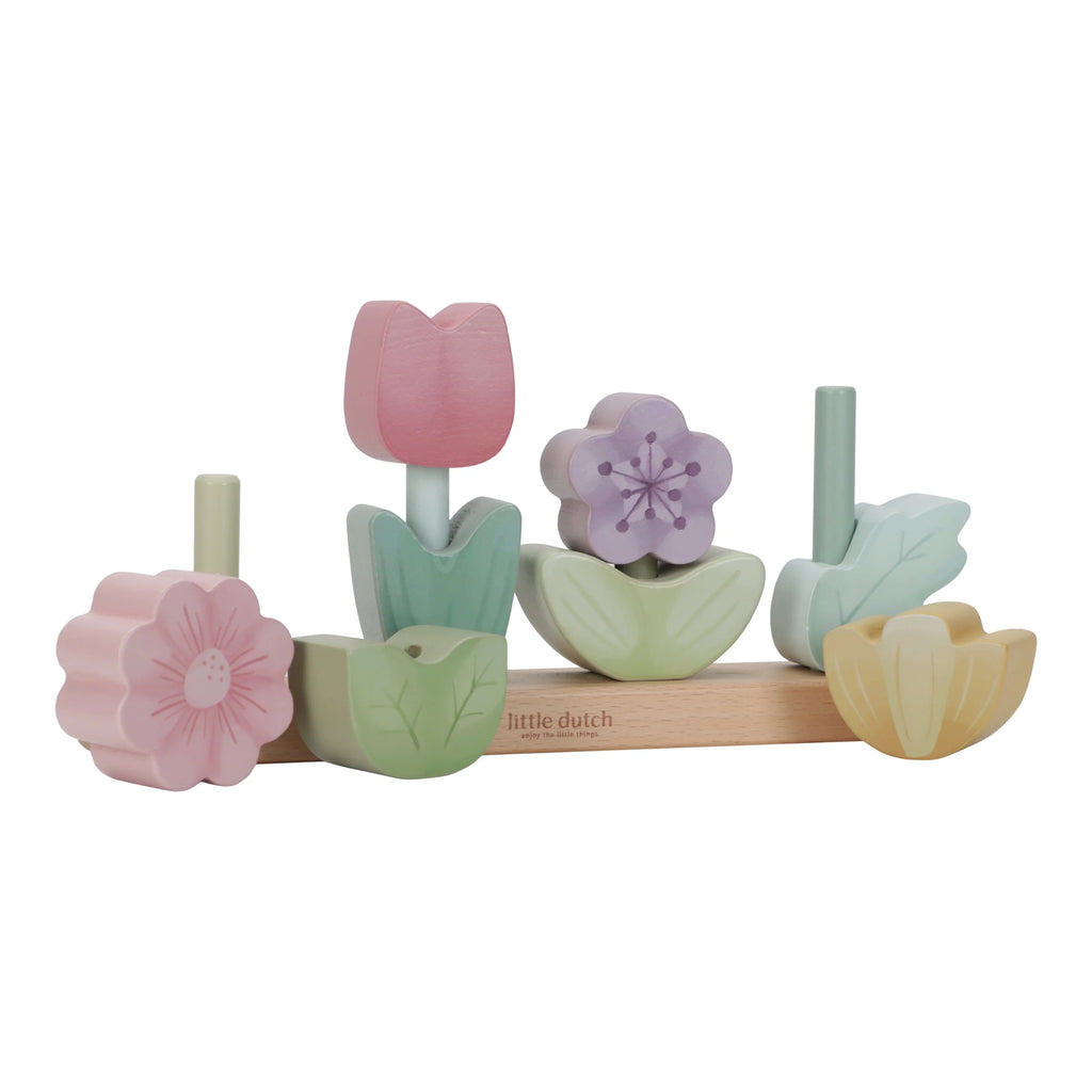 Little Dutch Wooden Stacking Flower Puzzle