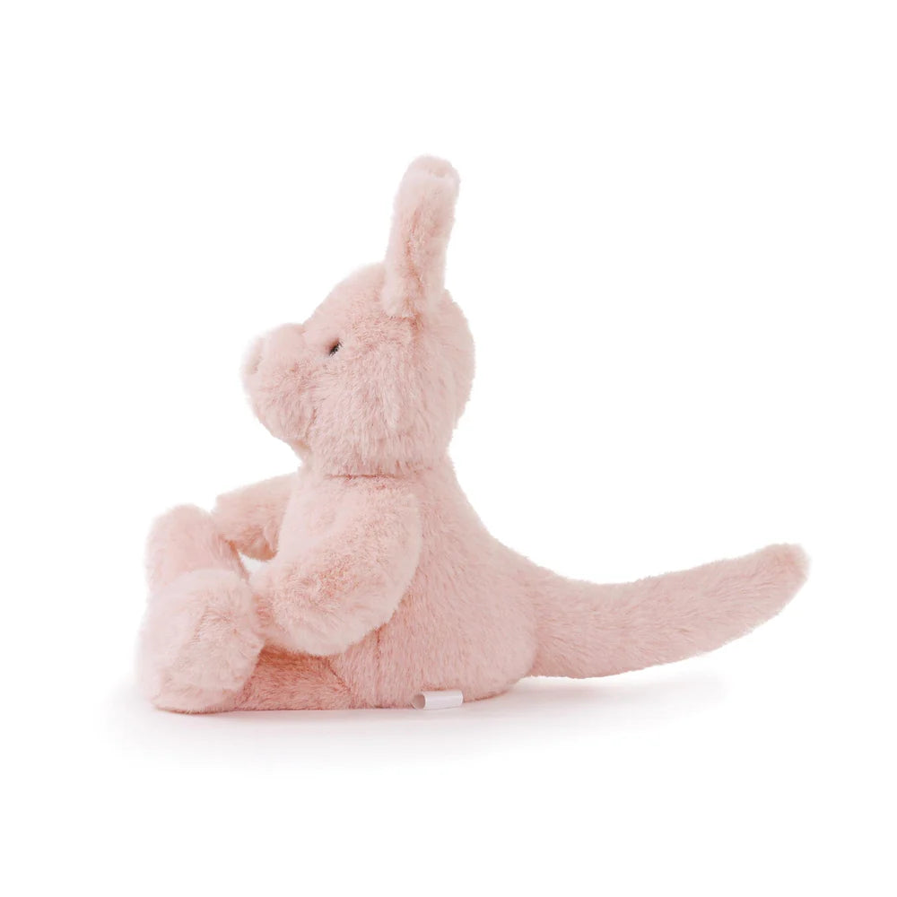 OB Designs Little Cotton Kangaroo (Vegan Angora) Soft Toy